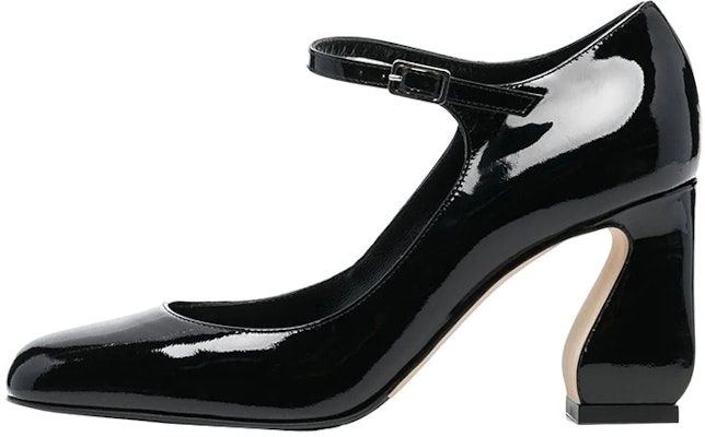 SERGIO ROSSI 粗跟高跟鞋 女款 黑色 Buy SERGIO ROSSI 粗跟高跟鞋 女款 黑色