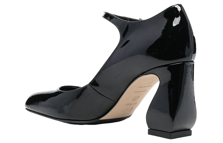 Shop SERGIO ROSSI 粗跟高跟鞋 女款 黑色