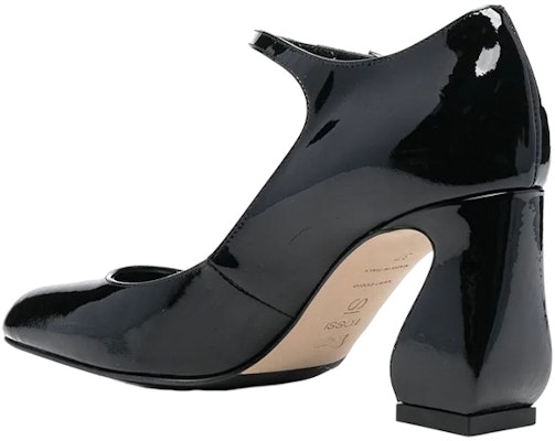 SERGIO ROSSI 粗跟高跟鞋 女款 黑色 Shop SERGIO ROSSI 粗跟高跟鞋 女款 黑色