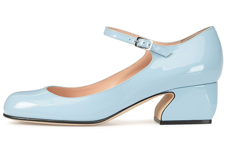 (W) SERGIO ROSSI High Heels 'Blue Patent'