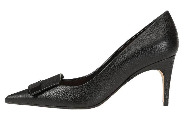 (Women) SERGIO ROSSI High Heels 'Grain Leather Black' A78950MMVR131101000