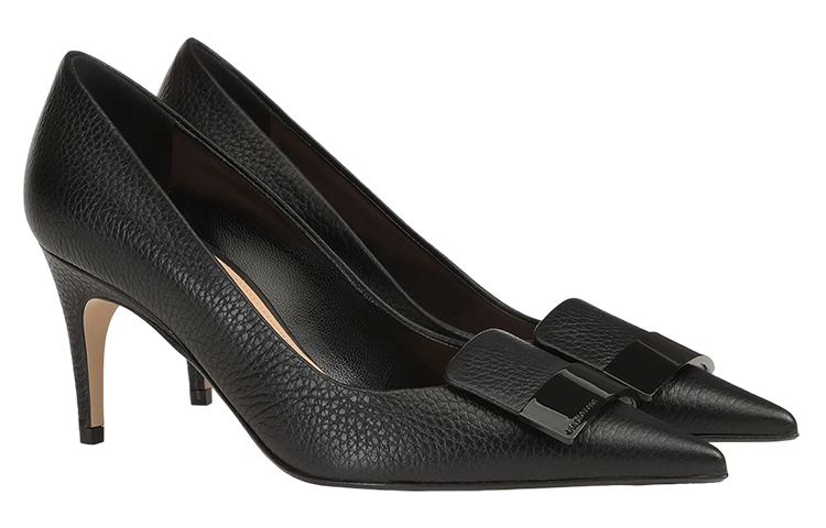 (W) SERGIO ROSSI High Heels 'Grain Leather Black' 圖 2