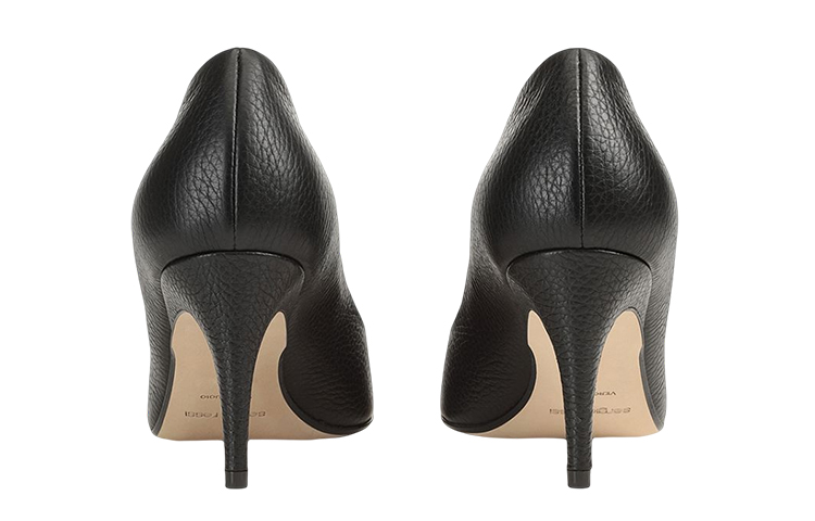 (W) SERGIO ROSSI High Heels 'Grain Leather Black' 圖 4