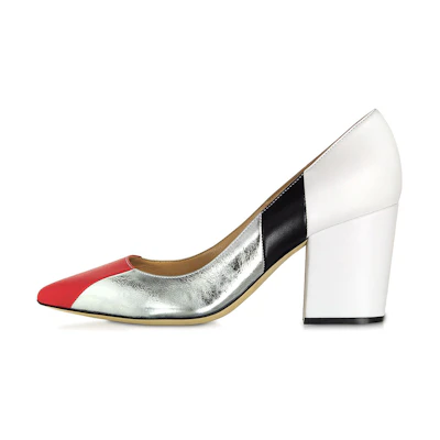 (W) SERGIO ROSSI High Heels 'Silver'