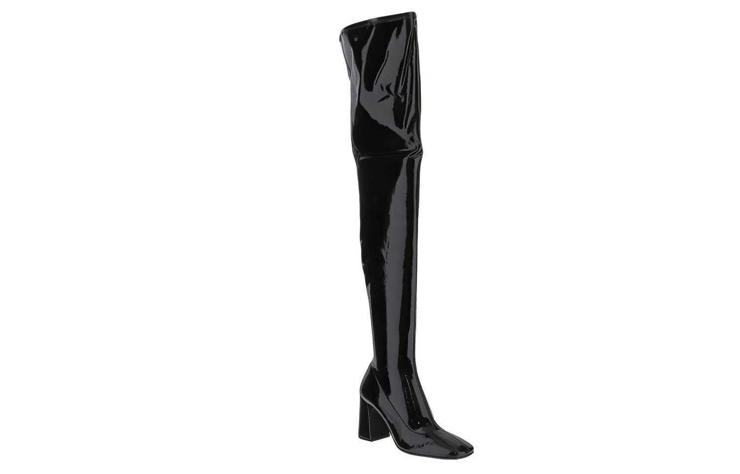 Order SERGIO ROSSI 皮革 高筒靴 女款 黑色