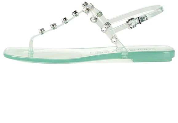 (Women) SERGIO ROSSI Jelly Strap Flat Sandals Women’s Light Green B01050MFI630 Light Green Buy (Women) SERGIO ROSSI Jelly Strap Flat Sandals Women’s Light Green B01050MFI630 Light Green