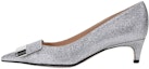 Buy (W) SERGIO ROSSI Kasut Knit Mule 'Perak' A81782MFN4898198110