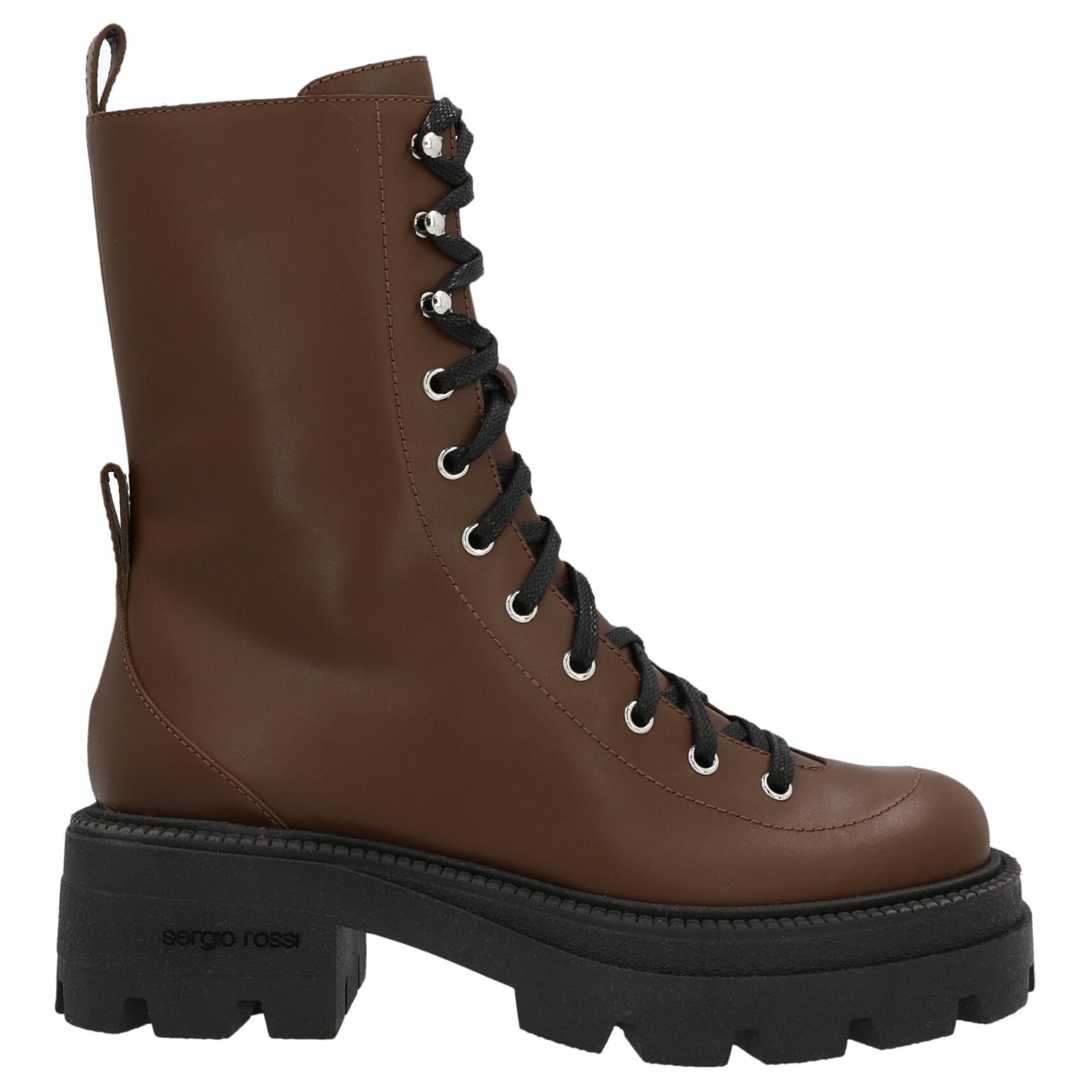 Order (W) Botín de Cuero SERGIO ROSSI 'Brown Fashion' A99960MMV1202122