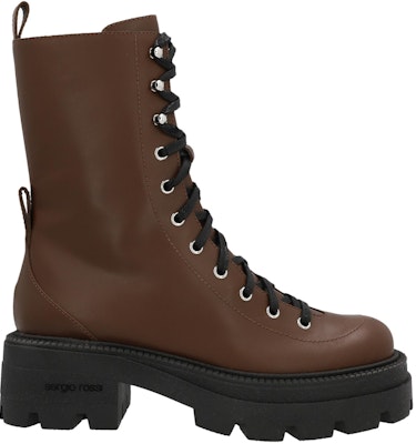 (Women) SERGIO ROSSI Leather Ankle Boot 'Brown Fashion' A99960MMV1202122 Order (Women) SERGIO ROSSI Leather Ankle Boot 'Brown Fashion' A99960MMV1202122