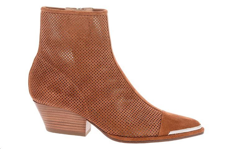 (W) SERGIO ROSSI Leather Ankle Boots 'Brown Pointed Toe' 圖 2