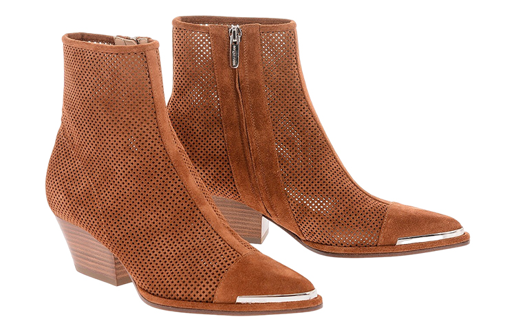 (W) SERGIO ROSSI Leather Ankle Boots 'Brown Pointed Toe' 圖 3