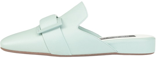 (Women) SERGIO ROSSI Leather Mules 'Mint Green' A97880MNAN074103119 (Women) SERGIO ROSSI Leather Mules 'Mint Green' A97880MNAN074103119