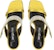 (W) SERGIO ROSSI Selipar Kulit Peep Toe 'Kuning' B04650MAFT721103500