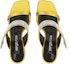 Lookbook (W) SERGIO ROSSI Selipar Kulit Peep Toe 'Kuning' B04650MAFT721103500