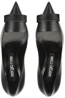 (W) (レディース) SERGIO ROSSI レザーポインテッドトゥスリッポン・ブラック B04940MNAN071101000 B04940MNAN071101000 Lookbook (W) (レディース) SERGIO ROSSI レザーポインテッドトゥスリッポン・ブラック B04940MNAN071101000 B04940MNAN071101000