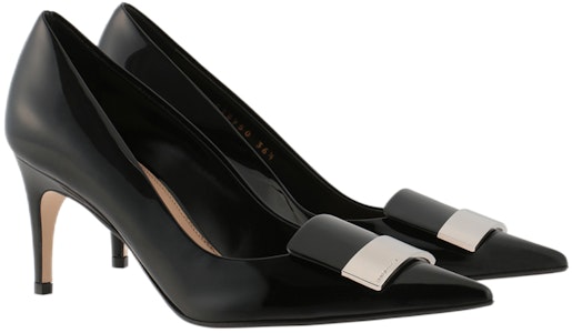 (W) SERGIO ROSSI 黑色尖头高跟鞋 皮革质运动鞋 A78950MVIV011101000 Lookbook (W) SERGIO ROSSI 黑色尖头高跟鞋 皮革质运动鞋 A78950MVIV011101000