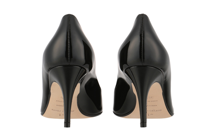 Details for (W) SERGIO ROSSI Sepatu Hak Tinggi Kulit Lancip 'Hitam' A78950MVIV011101000