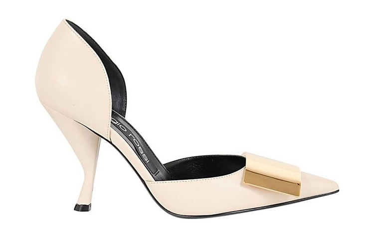 (W) SERGIO ROSSI Leather Pumps 'White' 圖 2