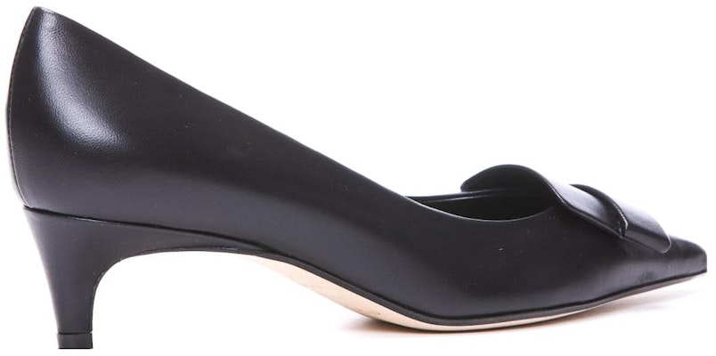 (W) SERGIO ROSSI Kulit Slip-On 'Hitam' A78952MFI9681000 Lookbook (W) SERGIO ROSSI Kulit Slip-On 'Hitam' A78952MFI9681000