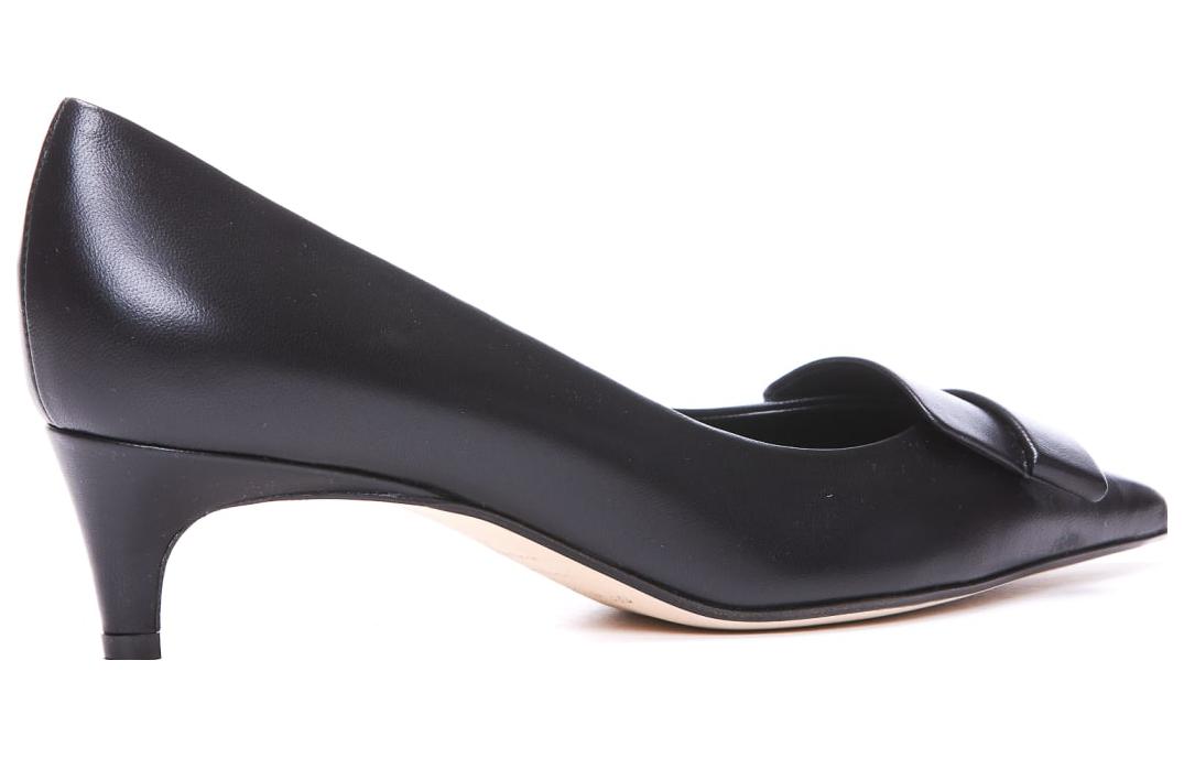 Lookbook (W) 세르지오 로시 블랙 가죽 슬립온 A78952MFI9681000