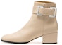 Buy (Women) SERGIO ROSSI Leather Zipper Round Toe Ankle Boot 'Beige' A88930MNAN079180310