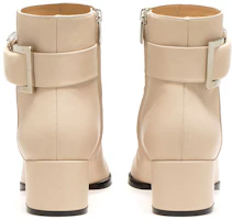 Lookbook (W) SERGIO ROSSI Leder Reißverschluss Rundzehen Stiefelette ''Beige'' A88930MNAN079180310