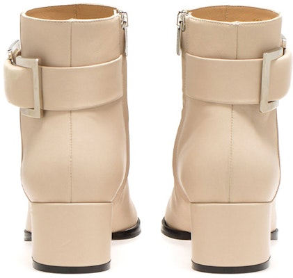 (Women) SERGIO ROSSI Leather Zipper Round Toe Ankle Boot 'Beige' A88930MNAN079180310 Lookbook (Women) SERGIO ROSSI Leather Zipper Round Toe Ankle Boot 'Beige' A88930MNAN079180310