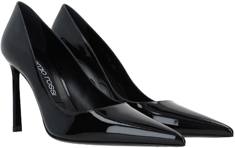 (W) SERGIO ROSSI Liya 'Hitam Paten' B01810MFI6571000 Lookbook (W) SERGIO ROSSI Liya 'Hitam Paten' B01810MFI6571000