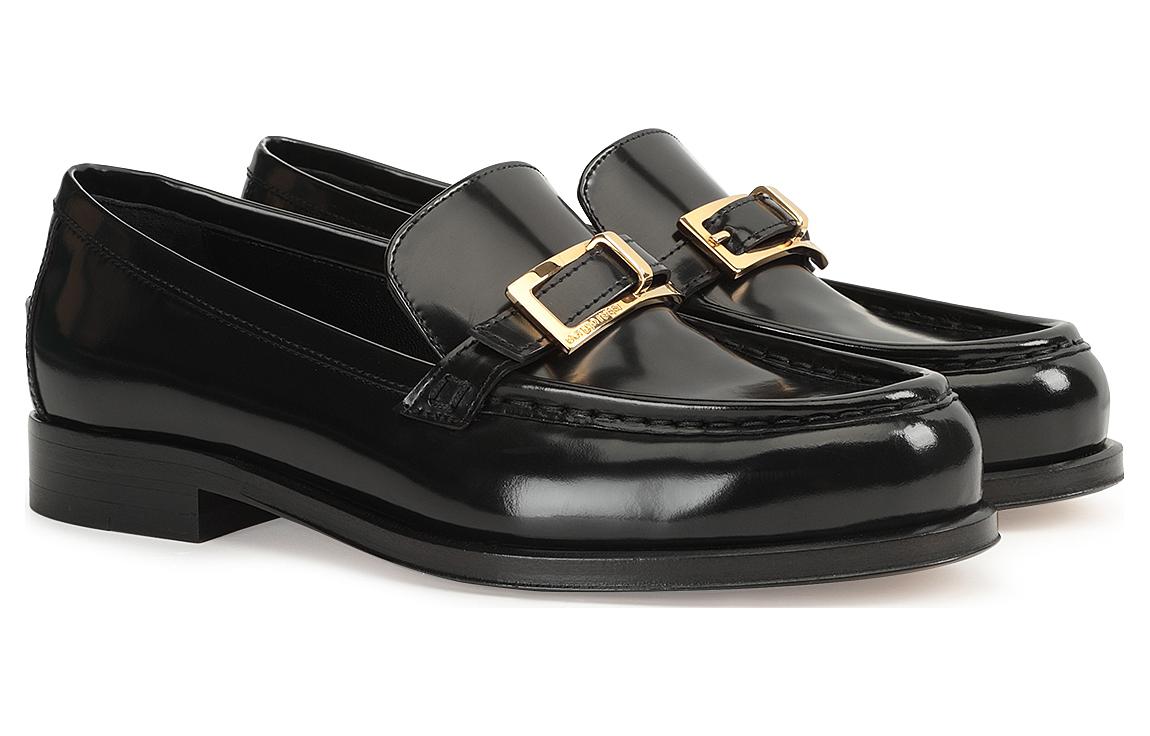 Order (W) SERGIO ROSSI Mocasín 'Cuero Negro' B00080MMVA11170.1000