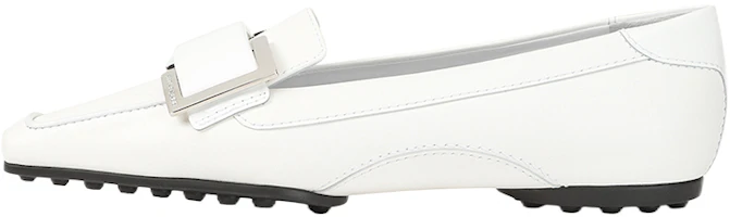 (Women) SERGIO ROSSI Loafer 'White Leather Square Toe' A94010MFI3734009000 (Women) SERGIO ROSSI Loafer 'White Leather Square Toe' A94010MFI3734009000