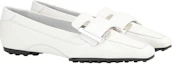 Order (W) (女性用) SERGIO ROSSI ローファー 'ホワイト レザー スクエア トゥ' A94010MFI3734009000 A94010MFI3734009000