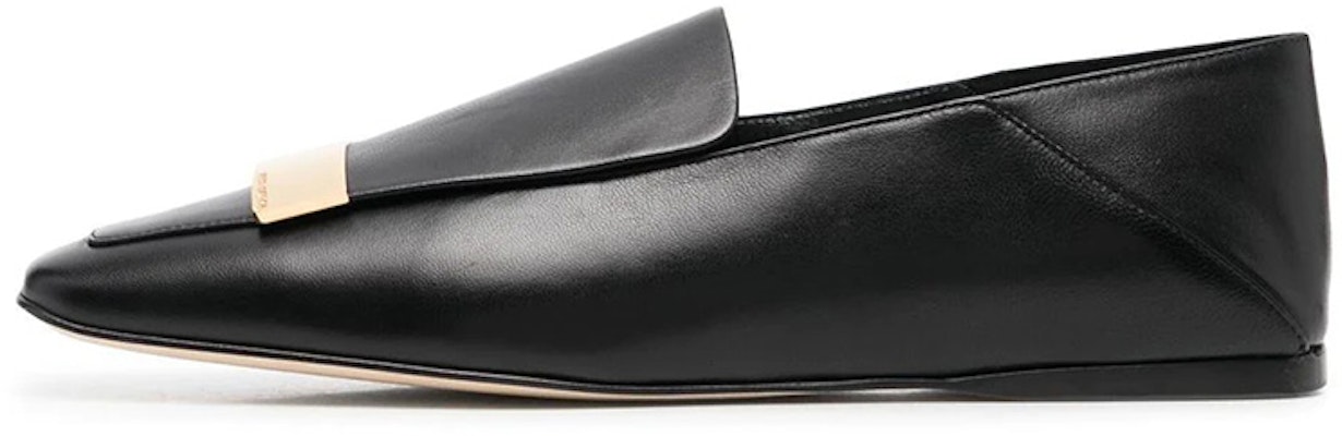 (Women) SERGIO ROSSI Loafer Flat 'Black Square Toe' A77990MNAN071000170 Buy (Women) SERGIO ROSSI Loafer Flat 'Black Square Toe' A77990MNAN071000170