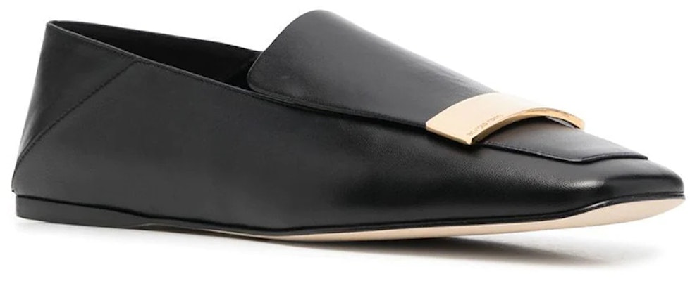 (W) SERGIO ROSSI Loafer Flat 'Hitam Ujung Kotak' A77990MNAN071000170 Order (W) SERGIO ROSSI Loafer Flat 'Hitam Ujung Kotak' A77990MNAN071000170
