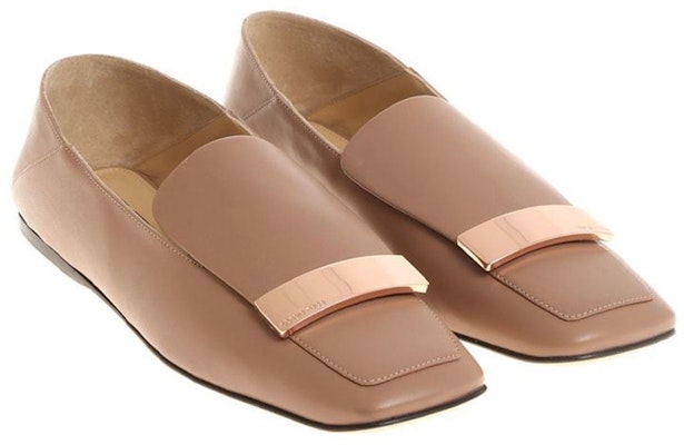 (Women) SERGIO ROSSI Loafer Flats 'Pink Square Toe' A77990MNAN075755170 Order (Women) SERGIO ROSSI Loafer Flats 'Pink Square Toe' A77990MNAN075755170