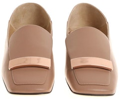 (W) SERGIO ROSSI 粉色方头乐福鞋平底鞋 A77990MNAN075755170 Lookbook (W) SERGIO ROSSI 粉色方头乐福鞋平底鞋 A77990MNAN075755170