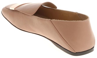 (W) SERGIO ROSSI 粉色方头乐福鞋平底鞋 A77990MNAN075755170 Shop (W) SERGIO ROSSI 粉色方头乐福鞋平底鞋 A77990MNAN075755170