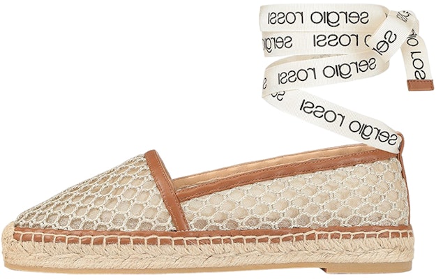 (Women) SERGIO ROSSI Mesh Espadrille Flats 'Beige' A98530MFI5484102231 Buy (Women) SERGIO ROSSI Mesh Espadrille Flats 'Beige' A98530MFI5484102231