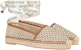 (W) SERGIO ROSSI Mesh Espadrille Flats 'Beige' Beige A98530MFI5484102231