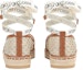 Shop (W) SERGIO ROSSI Mesh Espadrille Flats 'Beige' Beige A98530MFI5484102231