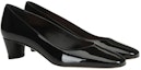 Order (W) SERGIO ROSSI Tumit Sederhana 'Kulit Laker Hitam' A94440MVIV011101000