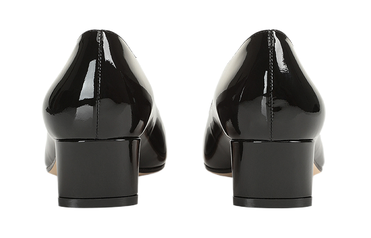 Shop (W) SERGIO ROSSI Tacón Medio 'Cuero Charol Negro' A94440MVIV011101000