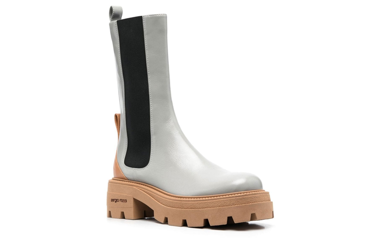 (W) SERGIO ROSSI Mike Chelsea Boot 'Grey Black' 圖 2