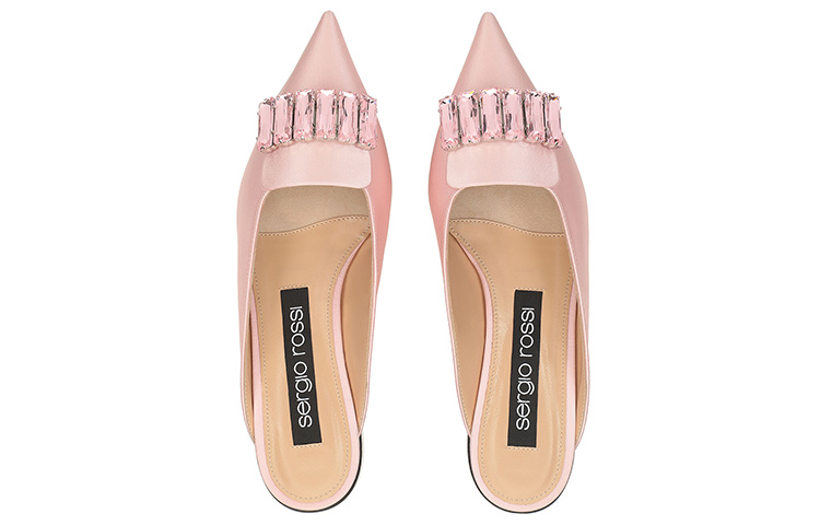 (W) SERGIO ROSSI Mule Flat 'Pink Fashion Leather' 圖 3