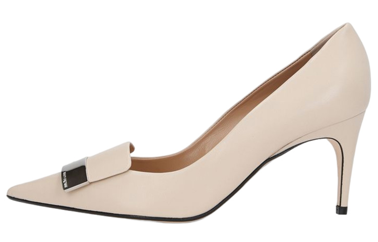 Buy (W) SERGIO ROSSI Tacones de Napa Cuero 'Off-White' A78950MAGN059180110