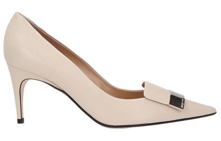 Order (W) SERGIO ROSSI Tacones de Napa Cuero 'Off-White' A78950MAGN059180110