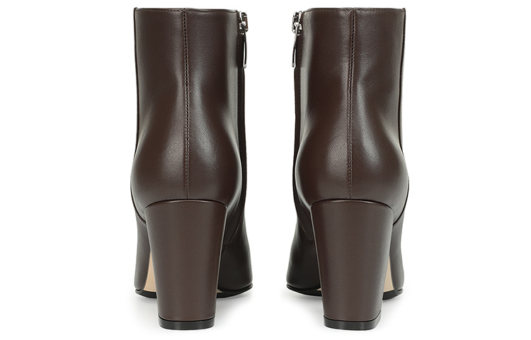 (W) SERGIO ROSSI Nappa Leather Ankle Boot 'Brown' 圖 4