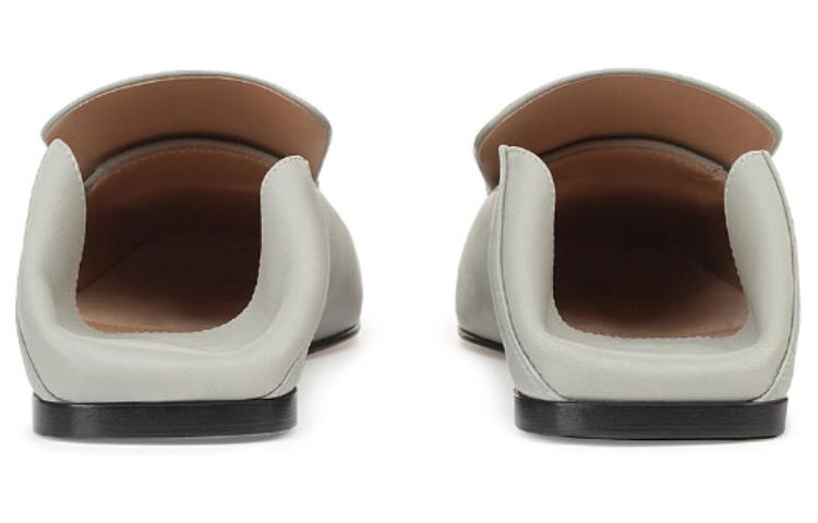 (W) SERGIO ROSSI Nappa Leather Flats 'Grey' 圖 5