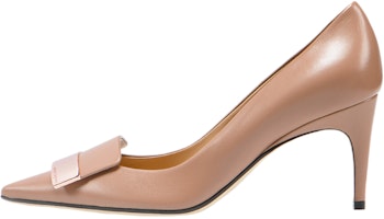 (Women) SERGIO ROSSI Nappa Leather High Heel 'Beige' A78950MAGN051105755 (Women) SERGIO ROSSI Nappa Leather High Heel 'Beige' A78950MAGN051105755