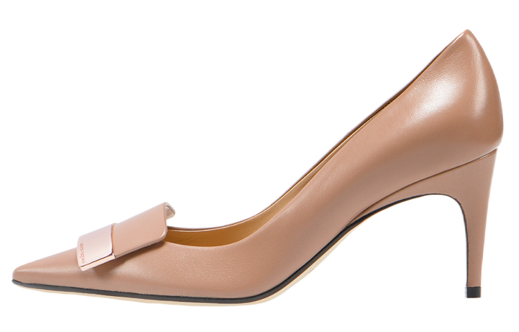 (Women) SERGIO ROSSI Nappa Leather High Heel 'Beige' A78950MAGN051105755