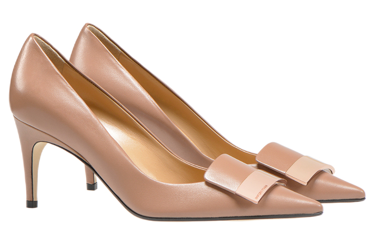 Order (W) SERGIO ROSSI Kulit Nappa Hak Tinggi 'Beige' A78950MAGN051105755